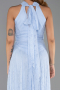 Abendkleid Lang Spitze Eisblau ABU6313