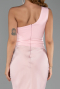 Abschlusskleid Lang Satin Puder ABU6331