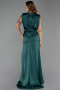 Abendkleid Lang Satin Smaragdgrün ABU2133