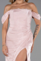 Puder Abendkleid Chiffon Lang ABU5974