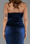 Abendkleid Lang Chiffon Marineblau ABU6336