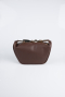 Abendtasche Leder Braun KC476