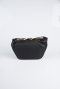 Abendtasche Leder Schwarz KC476