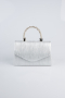Abendtasche Laserschnitt Silber KC267