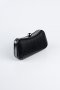Abendtasche Gemustert Schwarz KC249