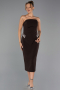 Partykleid Midi Braun ABK2664