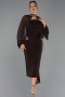 Partykleid Midi Braun ABK2664
