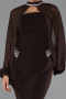 Partykleid Midi Braun ABK2664