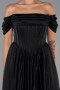 Partykleid Midi Schwarz ABK2665