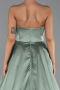 Abendkleid Lang Satin Minzgrün ABU6293