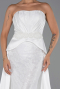 Abendkleid Lang Spitze Weiß ABU5615