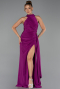 Abschlusskleid Lang Fuchsie ABU5918