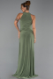 Abschlusskleid Lang Khaki ABU5918