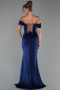 Abschlusskleid Lang Marineblau ABU6341