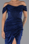 Abschlusskleid Lang Marineblau ABU6341