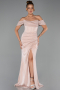 Abschlusskleid Lang Puder ABU6341