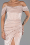 Abschlusskleid Lang Puder ABU6341