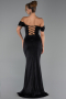 Abschlusskleid Lang Schwarz ABU6341