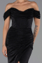 Abschlusskleid Lang Schwarz ABU6341