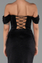 Abschlusskleid Lang Schwarz ABU6341