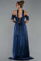 Abendkleid Lang Chiffon Marineblau ABU6342