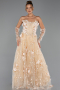 Abendkleid Lang Gold ABU6344