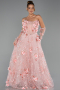 Abendkleid Lang Puder ABU6344