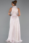Abendkleid Lang Chiffon Beige ABU6352