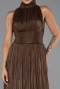 Abendkleid Lang Chiffon Braun ABU6352