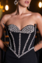 Abendkleid Lang Schwarz ABU6327