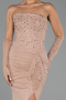 Abendkleid Lang Spitze Zwiebelschale ABU6355
