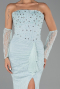 Abendkleid Lang Spitze Türkis ABU6355