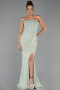 Abendkleid Lang Spitze Minzgrün ABU6355