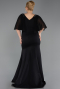 Abendkleid in Übergröße Lang Schwarz ABU6353