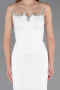 Abendkleid Lang Weiß ABU6366