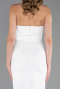 Abendkleid Lang Weiß ABU6366