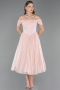 Partykleid Midi Puder ABK2665
