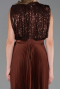 Abendkleid Lang Braun ABU3326
