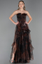 Abendkleid Lang Braun ABU3360