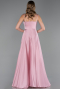 Abschlusskleid Lang Satin Puder ABU5146