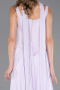 Abschlusskleid Lang Chiffon Lila ABU6369