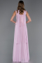Abschlusskleid Lang Chiffon Puder ABU6369