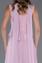 Abschlusskleid Lang Chiffon Puder ABU6369