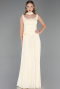 Abschlusskleid Lang Chiffon Gelb ABU6369