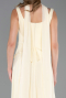 Abschlusskleid Lang Chiffon Gelb ABU6369