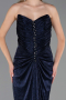 Abendkleid Lang Marineblau ABU6370
