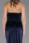 Abendkleid Lang Marineblau ABU6370
