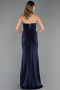 Abendkleid Lang Marineblau ABU6371