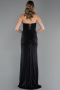 Abendkleid Lang Schwarz ABU6371