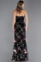 Abendkleid Lang Schwarz ABU6299